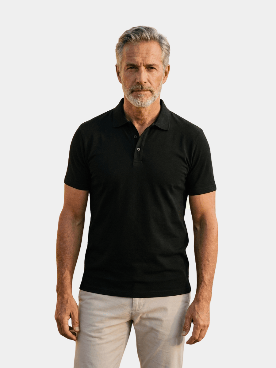 FITTED STRETCH POLO SHIRT FOR MEN