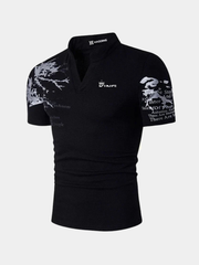 BOLD GRAPHIC POLO SHIRT FOR MEN