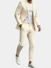 LAPEL SUIT SET FOR MEN