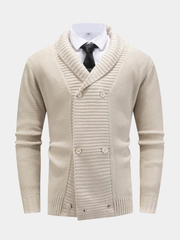 LAPEL KNIT SWEATER FOR MEN