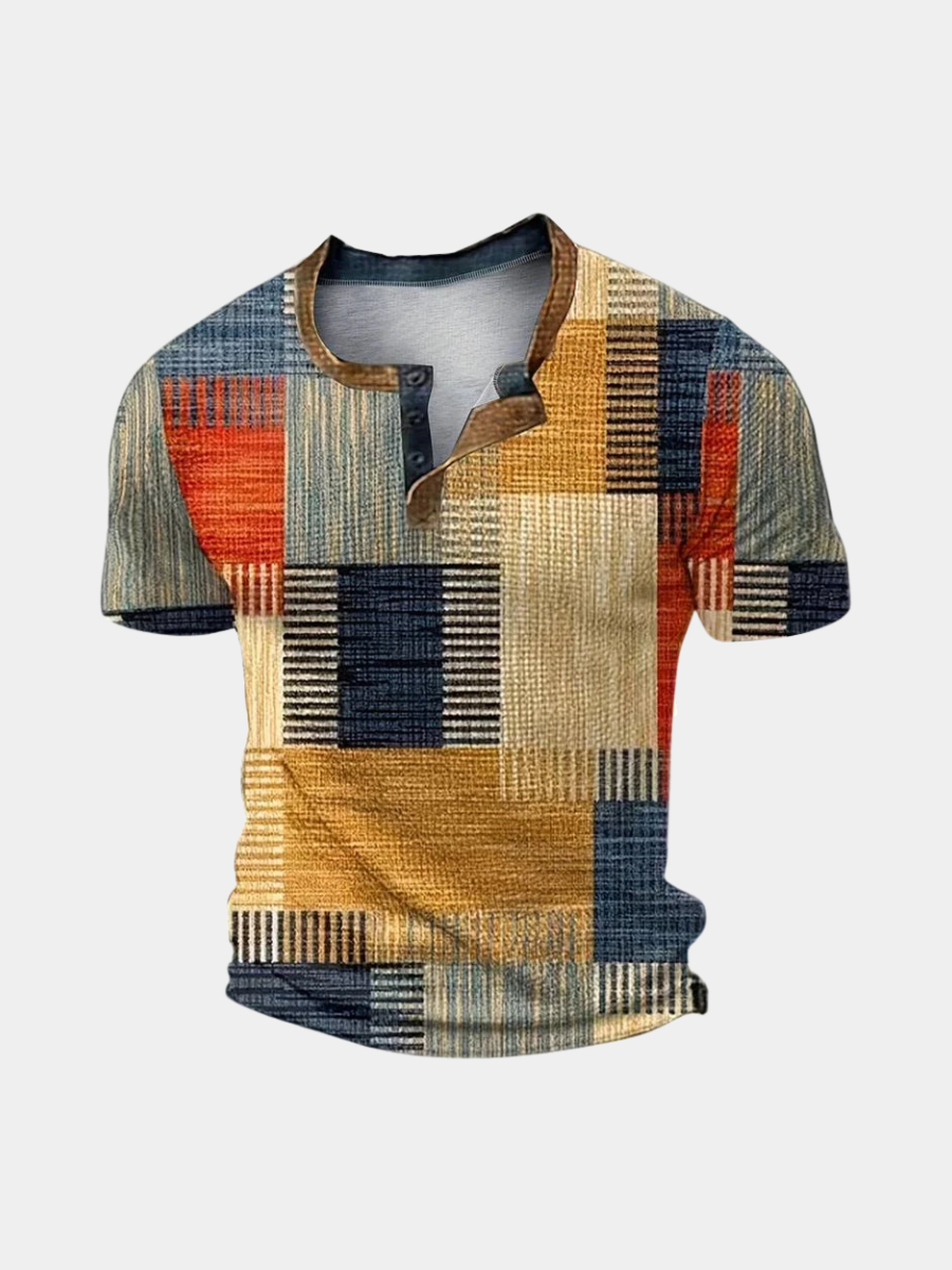PATCHWORK T-SHIRT FOR MEN