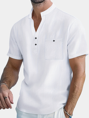 MANDARIN COLLAR SHIRT FOR MEN