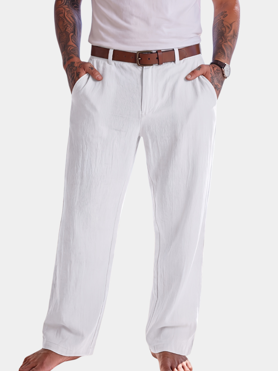 CLASSIC LINEN TROUSERS FOR MEN