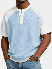 WAFFLE KNIT SHIRT FOR MEN
