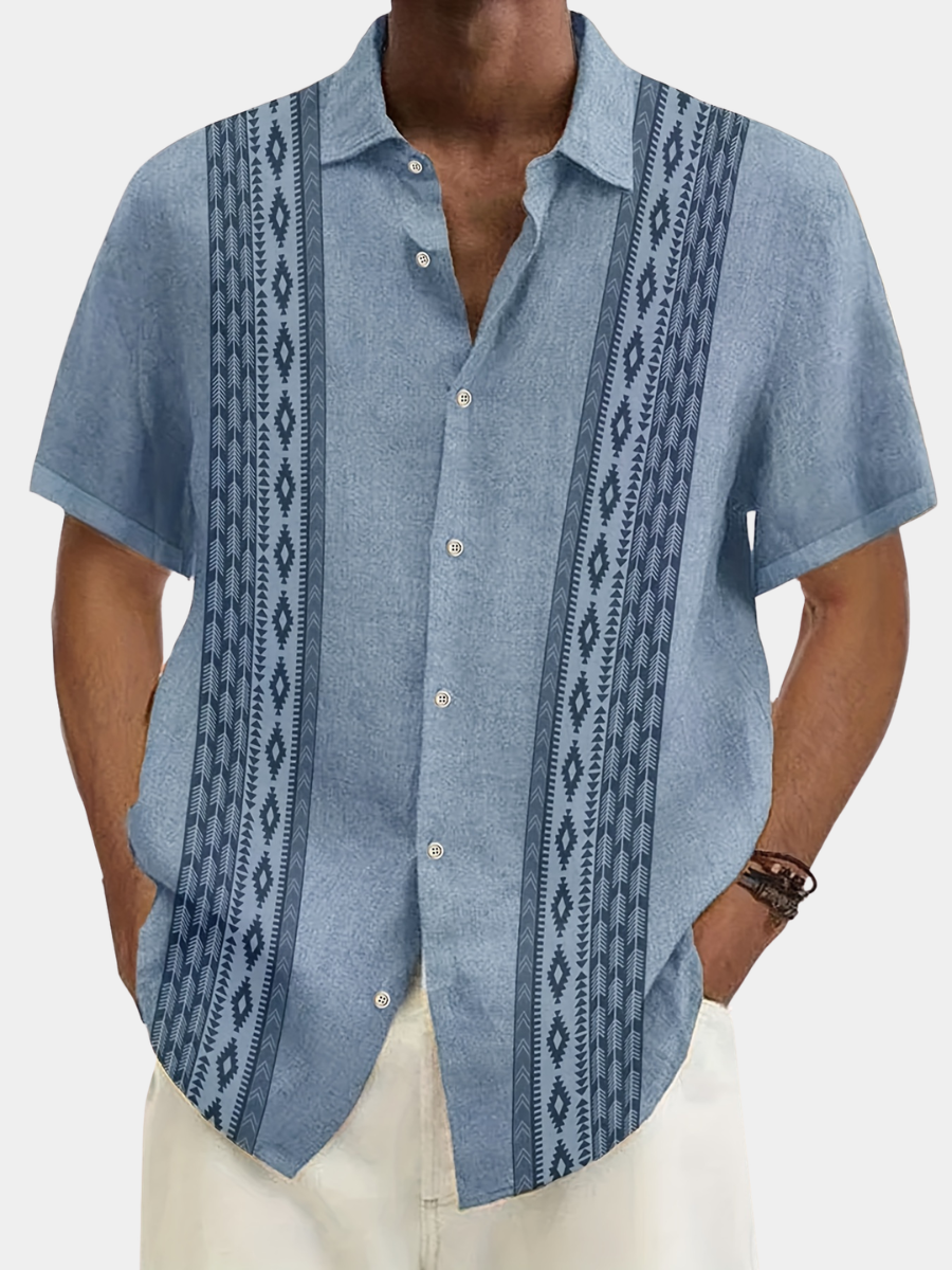 RETRO PRINT SHIRT FOR MEN