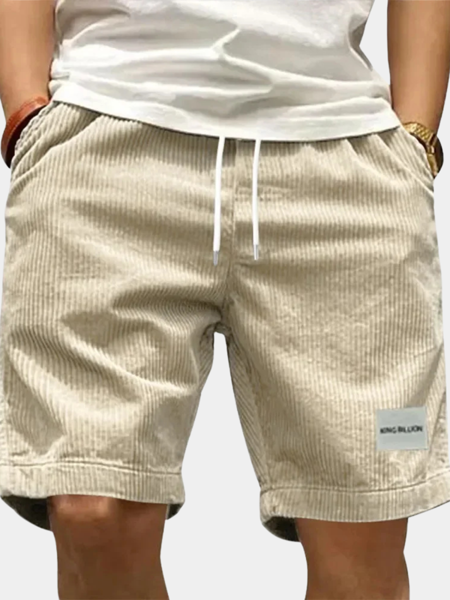 CORDUROY CARGO SHORTS FOR MEN