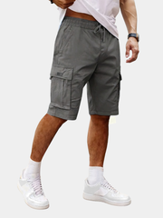 DRAWSTRING CARGO SHORTS FOR MEN