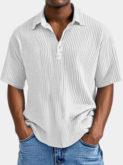 TEXTURED RETRO SUMMER SHIRT FOR MEN