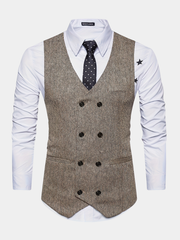 V-NECK WAISTCOAT FOR MEN