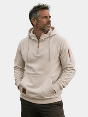 QUARTER ZIP HOODIE FOR MEN