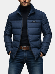 QUILTED FLEECE JACKET FOR MEN