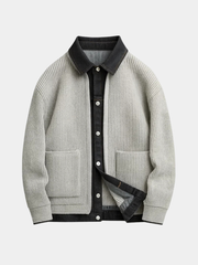 MERINO WOOL CARDIGAN JACKET FOR MEN