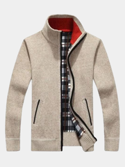 ZIP KNIT SWEATER FOR MEN
