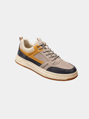 LEATHER SLIP-ON SNEAKERS FOR MEN