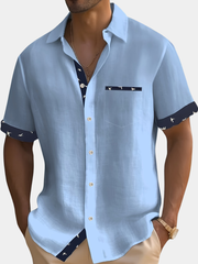 LAPEL SUMMER SHIRT FOR MEN
