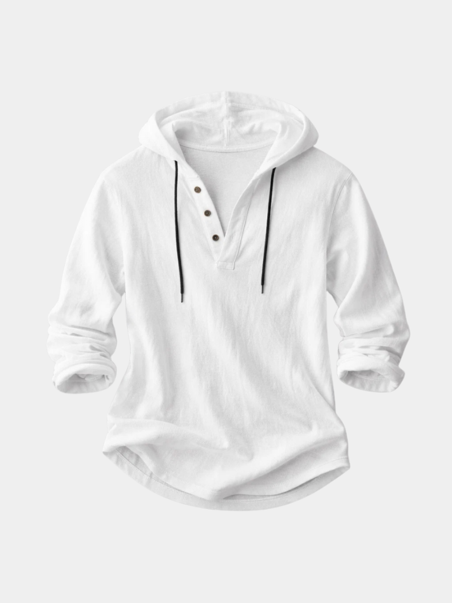 RELAXED HENLEY SHIRT FOR MEN