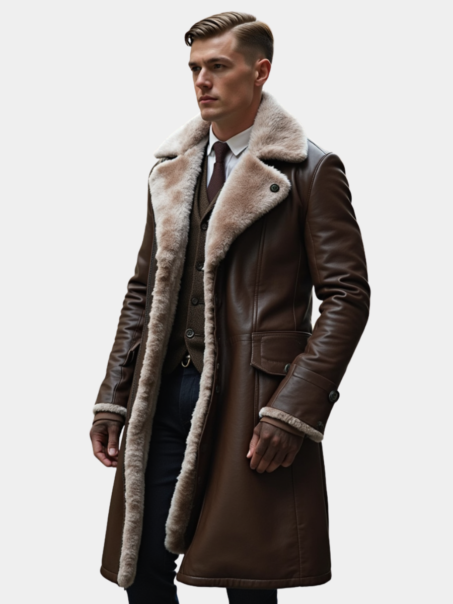 HERITAGE FUR LINED COAT FOR MEN