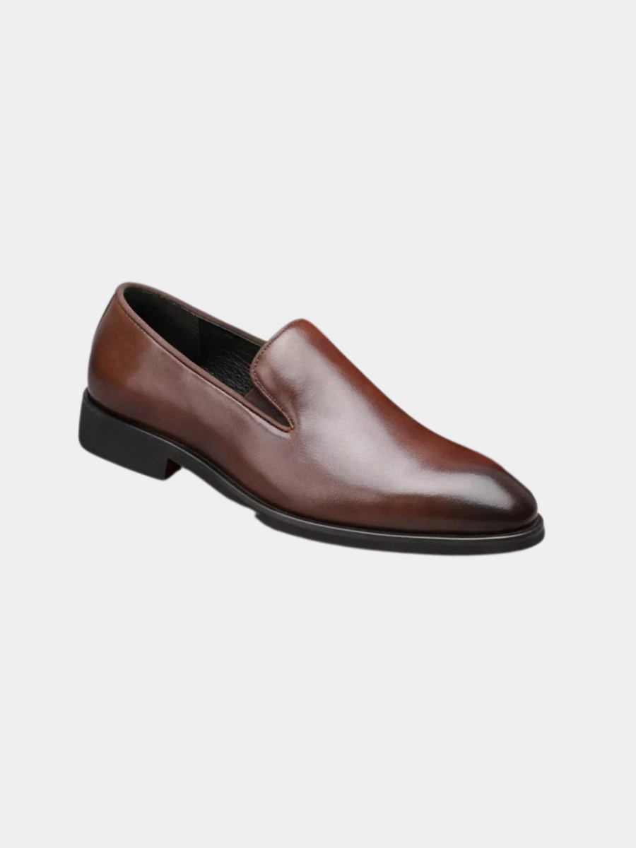 CUSHIONED LEATHER LOAFERS FOR MEN