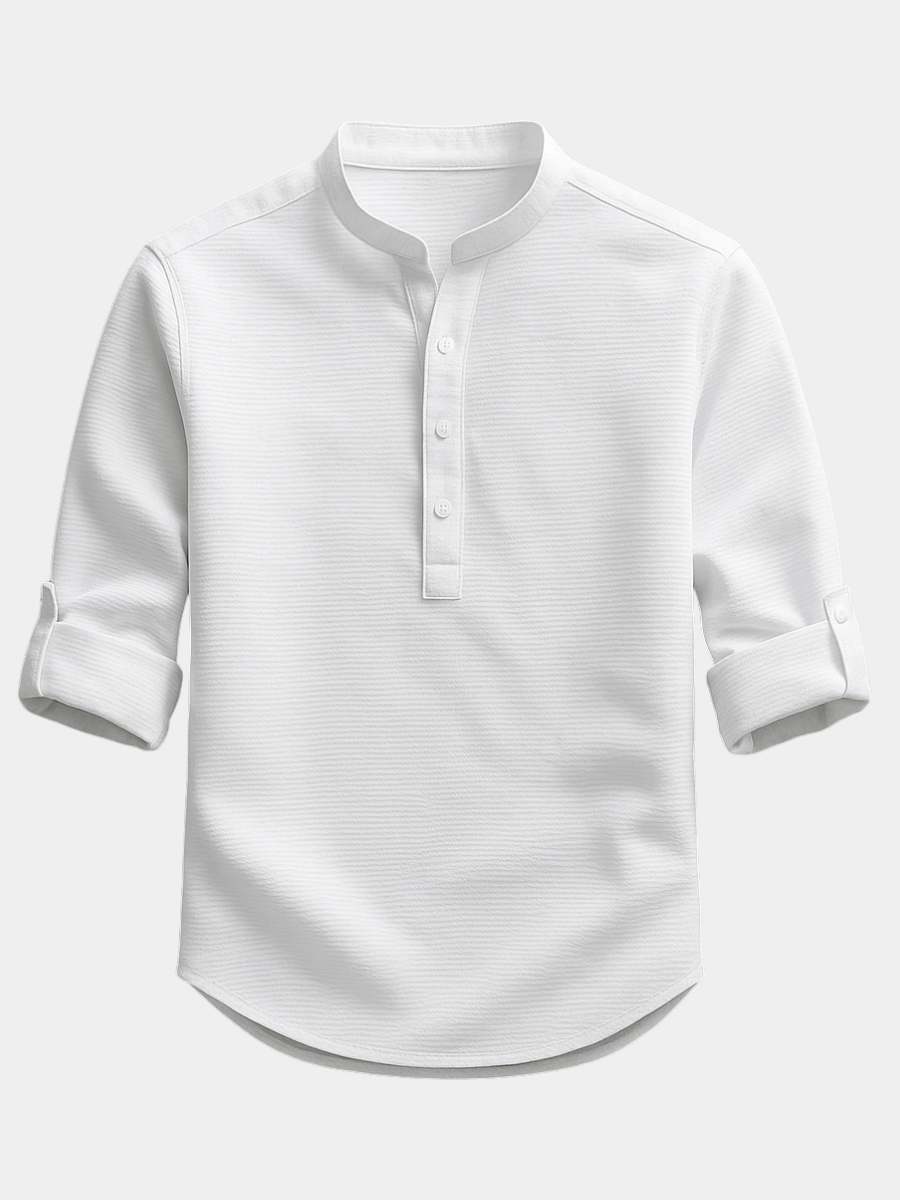 CURVED HEM SHIRT FOR MEN