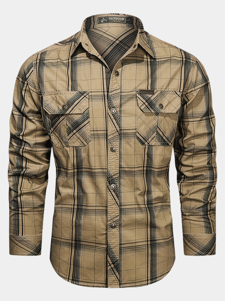 VINTAGE LAPEL SHIRT FOR MEN