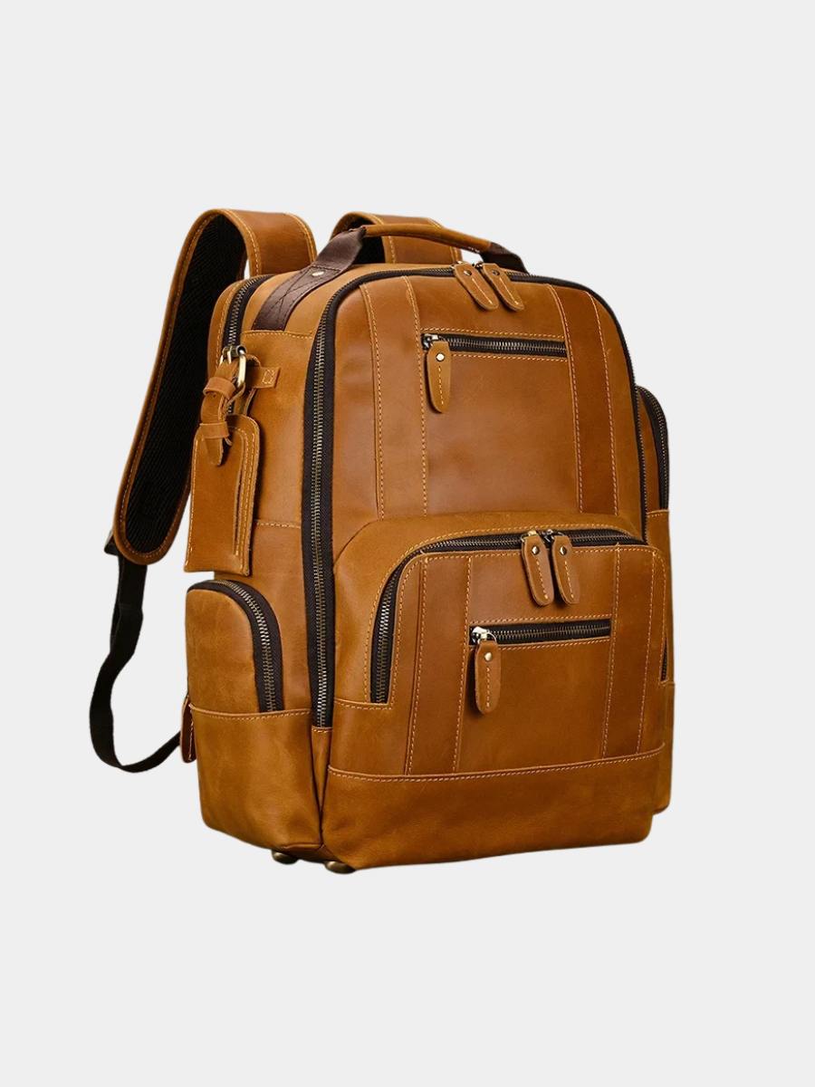 VINTAGE COWHIDE BACKPACK FOR MEN