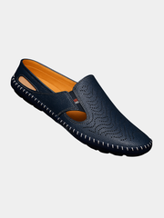 PERFORATED LEATHER SANDALS FOR MEN