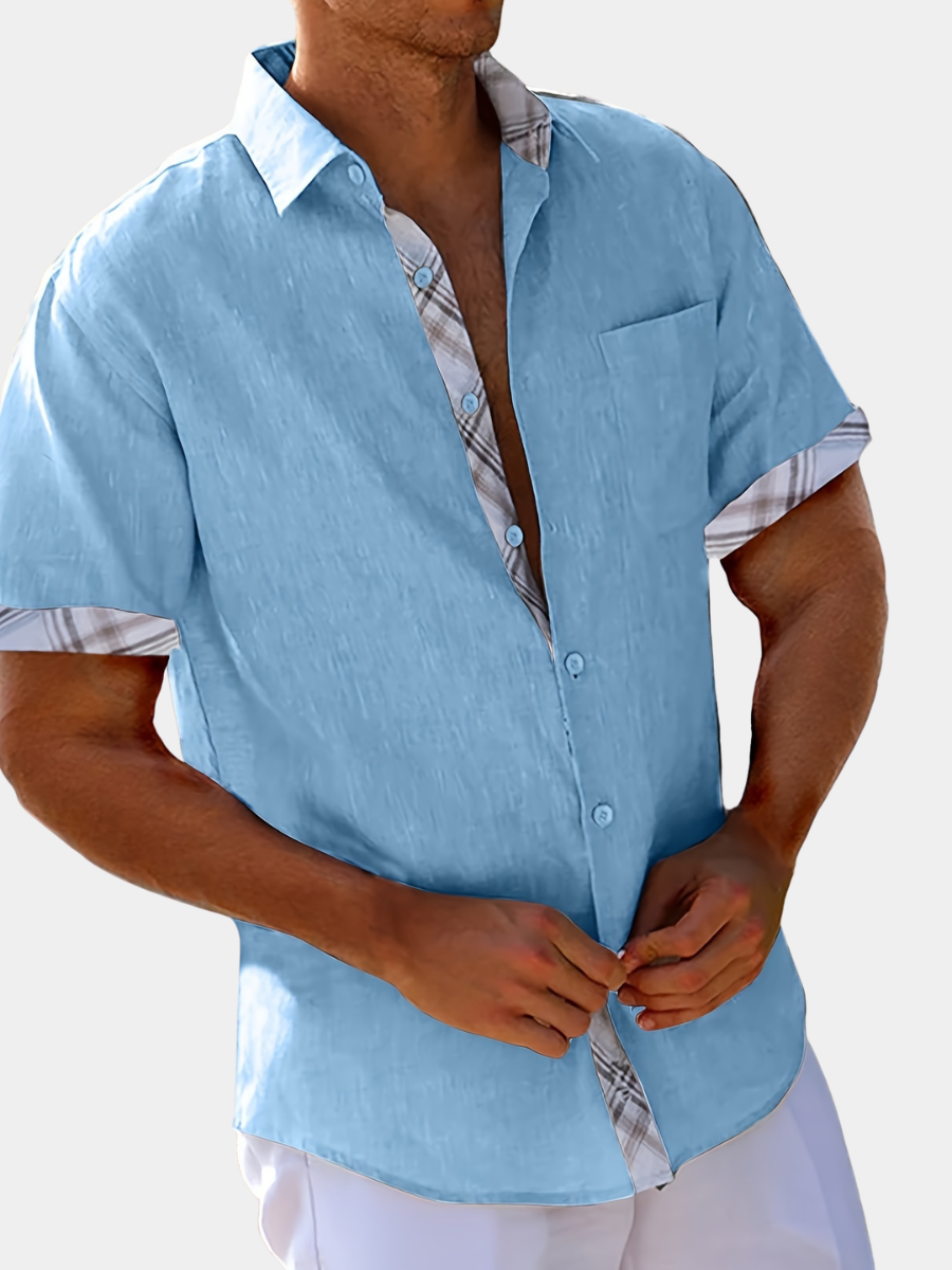 LAPEL COLLAR SHIRT FOR MEN