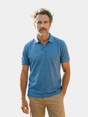 TEXTURED KNIT POLO SHIRT FOR MEN