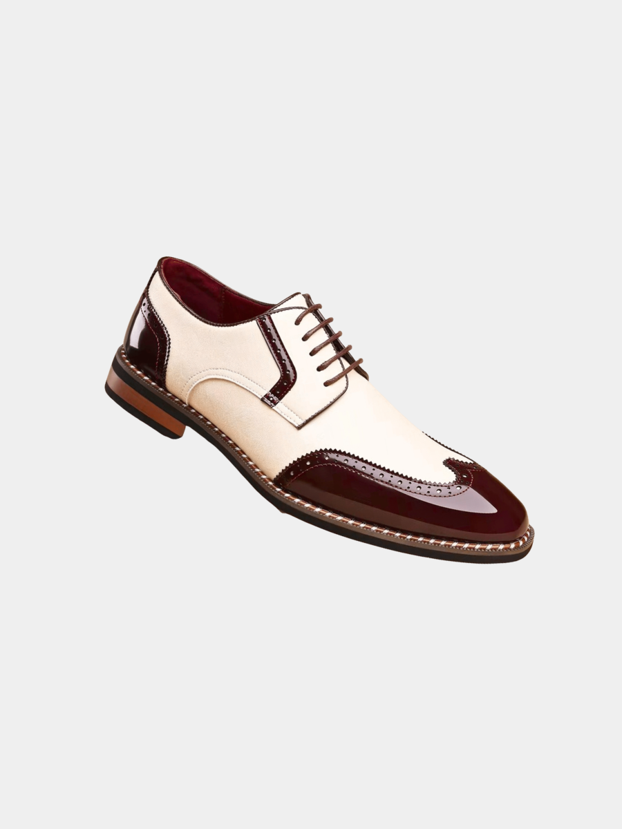 TWO TONE OXFORD SHOES FOR MEN