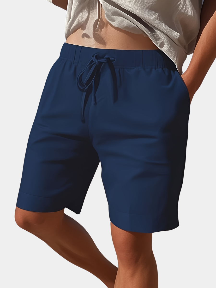 LINEN POCKET SHORTS FOR MEN