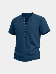 COTTON  MAO COLLAR SHIRT FOR MEN