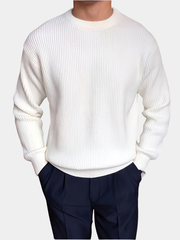 TEXTURED KNIT SWEATER FOR MEN