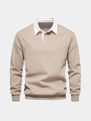 KNIT POLO SWEATER FOR MEN