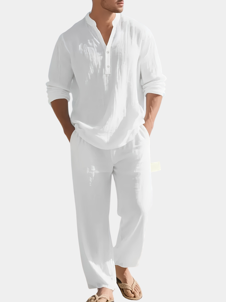 LOOSE LINEN SET FOR MEN