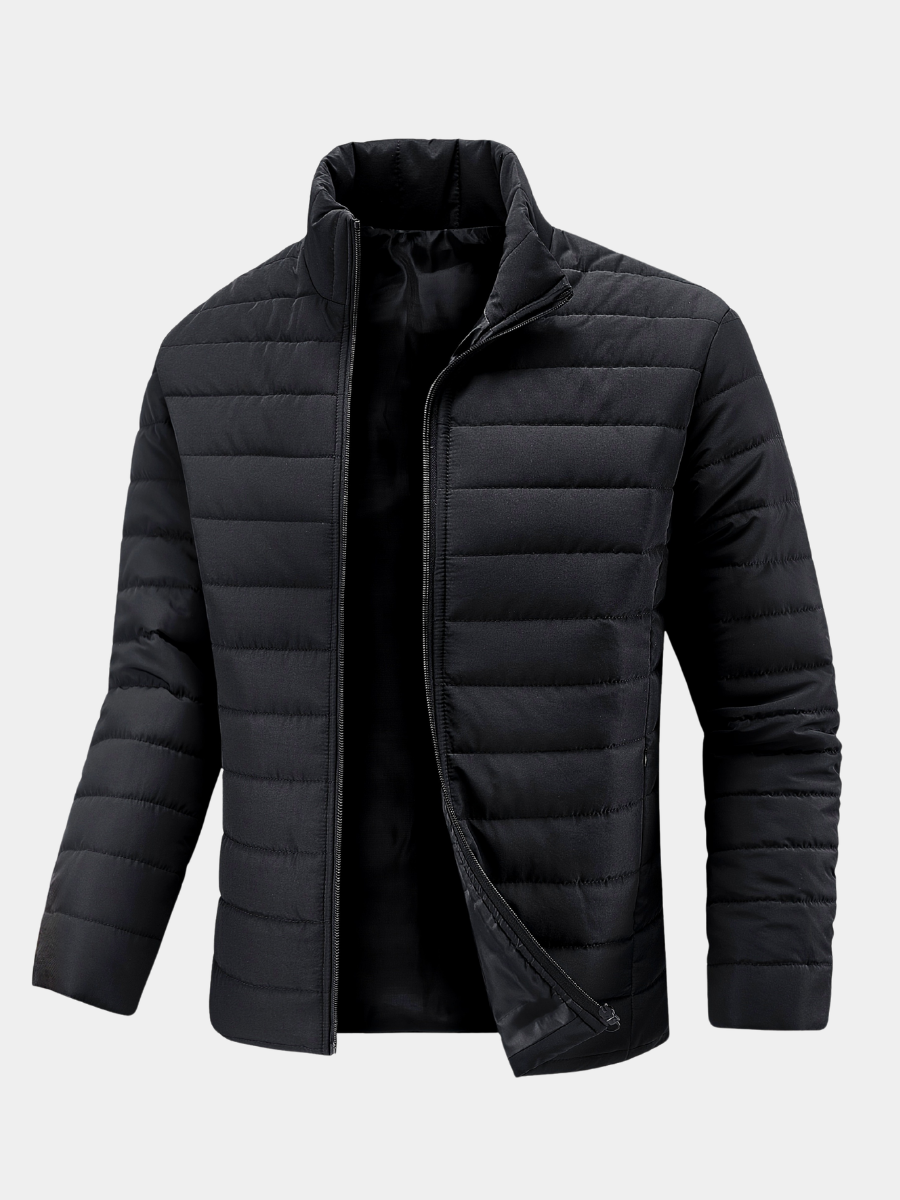 PADDED STAND COLLAR COAT FOR MEN