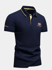 BUTTON COLLAR POLO FOR MEN