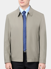 ZIPPER LAPEL JACKET FOR MEN