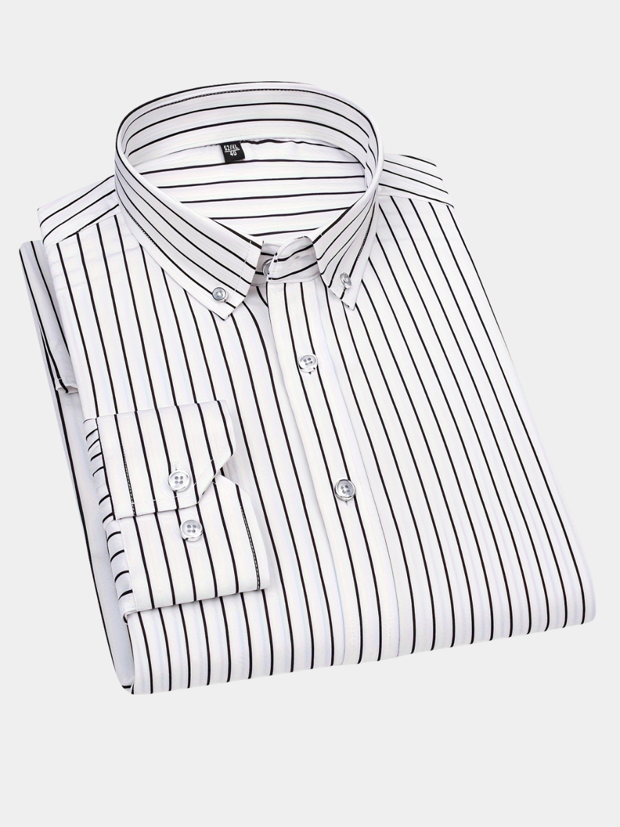 STRIPED SLIM SHIRT FOR MEN