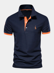 CONTRAST POLO SHIRT FOR MEN