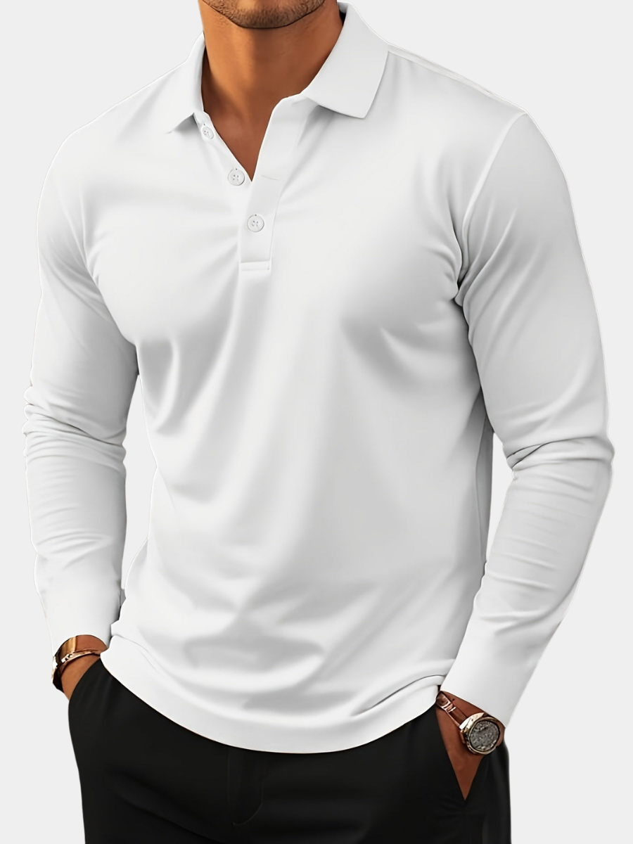 STRETCH LONG SLEEVE T-SHIRT FOR MEN