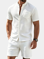 WAFFLE KNIT COORDS FOR MEN