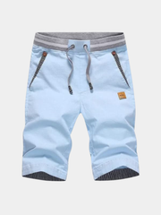 DRAWSTRING CHINO SHORTS FOR MEN