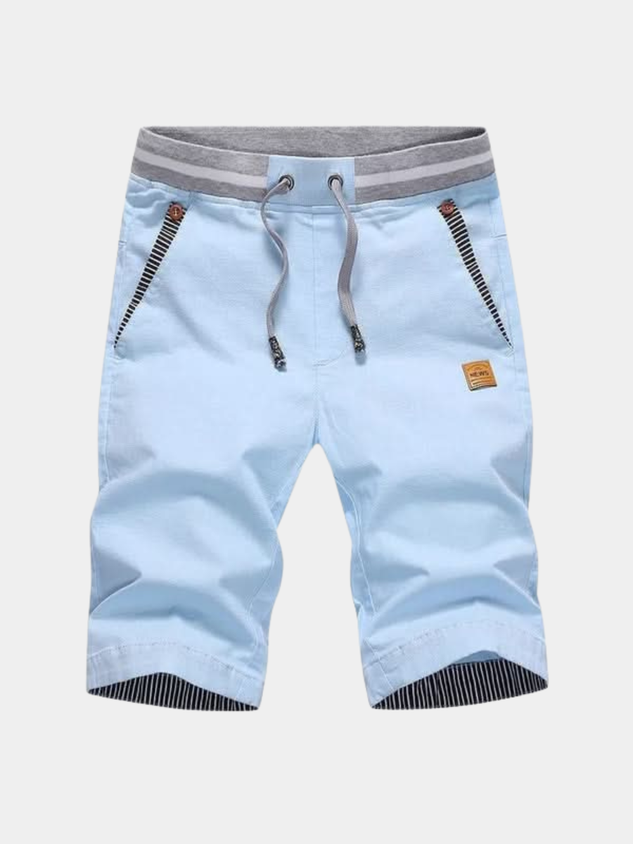DRAWSTRING CHINO SHORTS FOR MEN