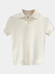 KNITTED POLO SHIRT FOR MEN