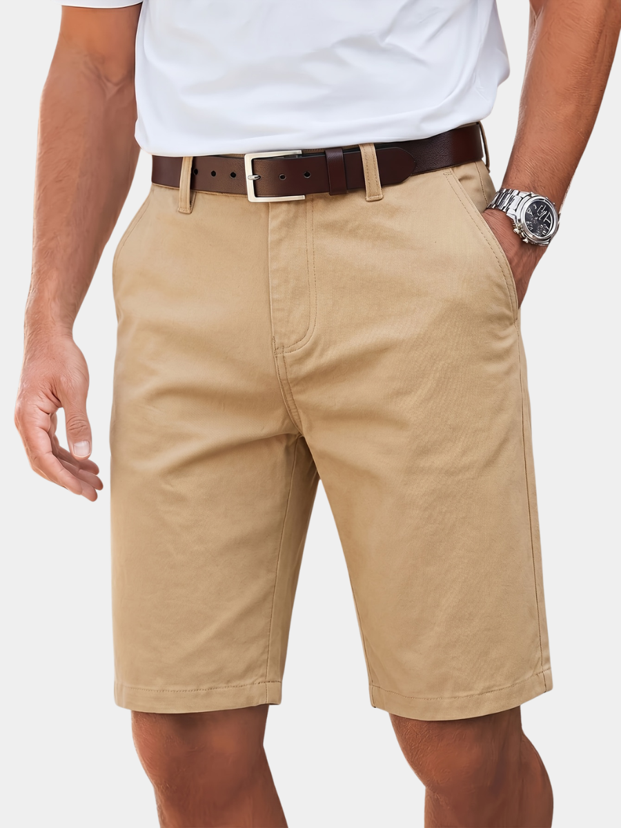 TWILL CHINO SHORTS FOR MEN