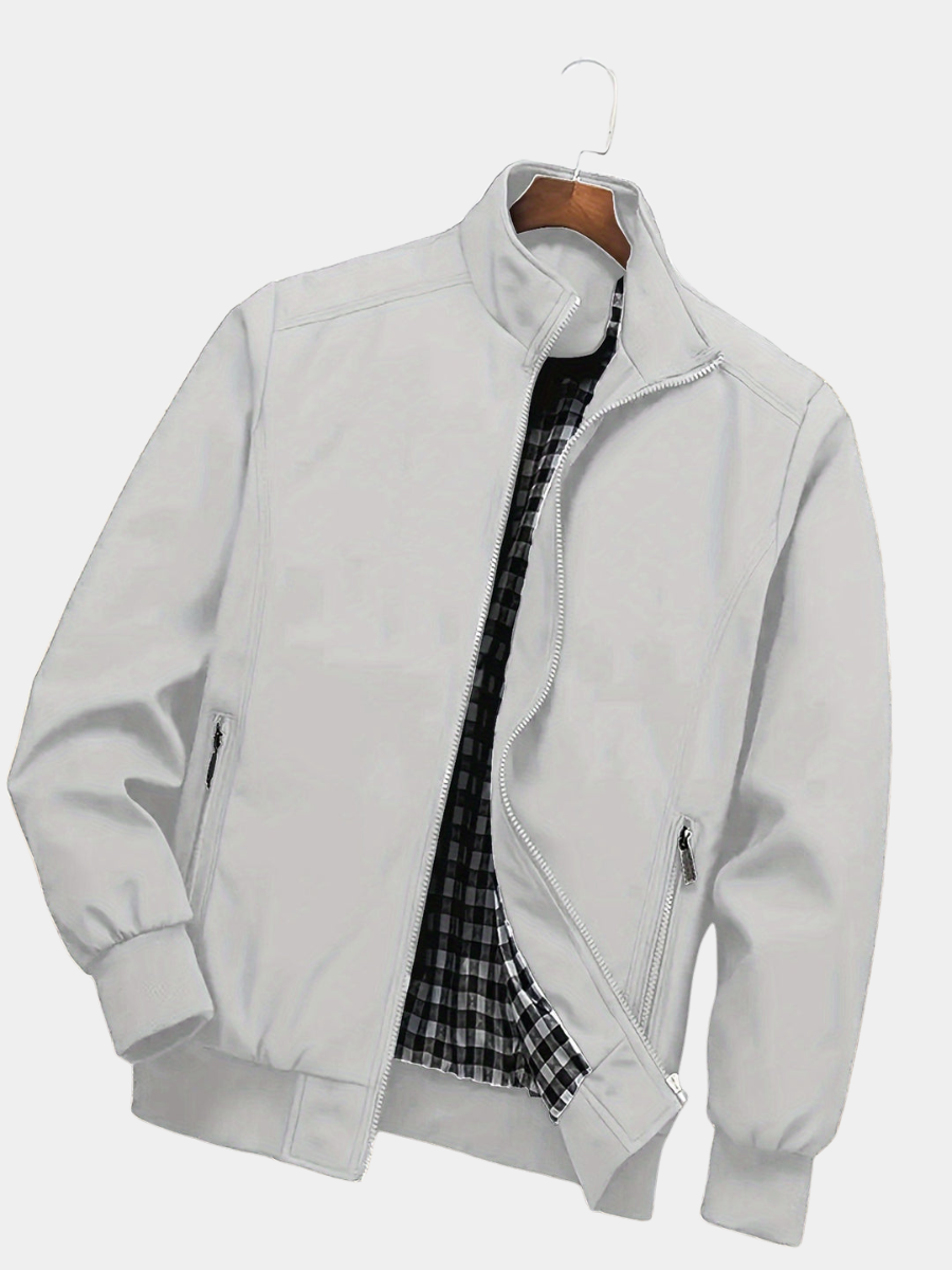 REGULAR FIT ZIP JACKET FOR MEN