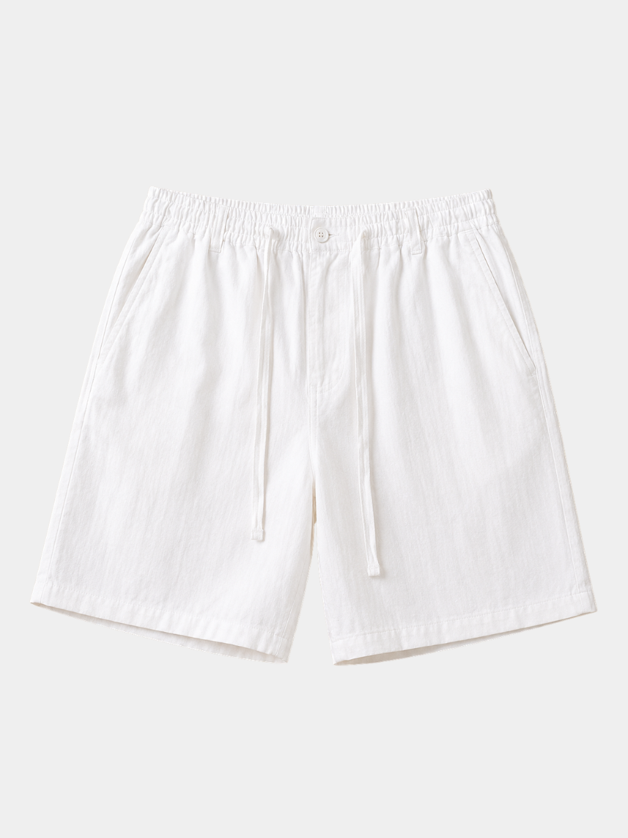 DRAWSTRING WAIST SHORTS FOR MEN