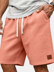 WAFFLE TEXTURE SHORTS FOR MEN
