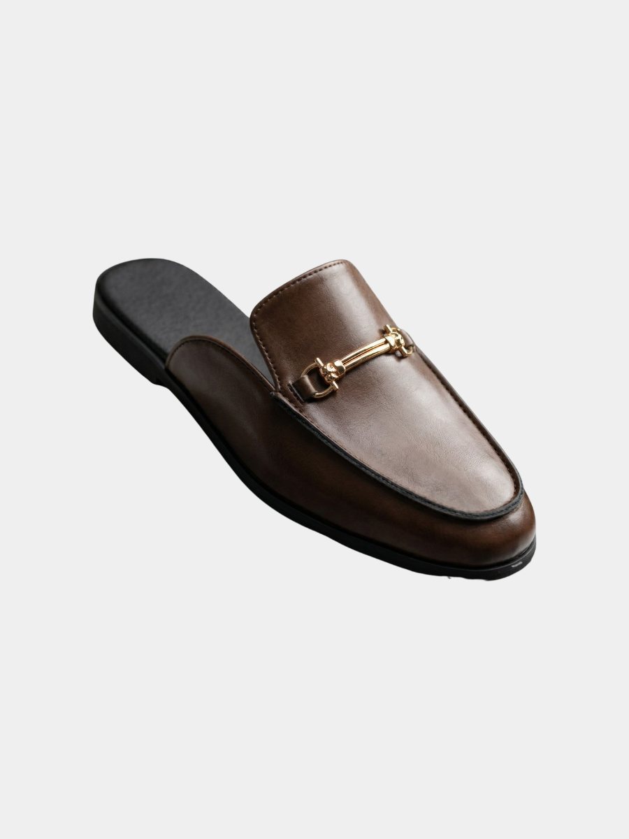 METALLIC MULES FOR MEN