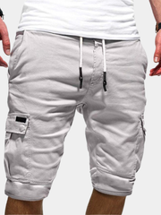 MULTI-POCKET CARGO SHORTS FOR MEN